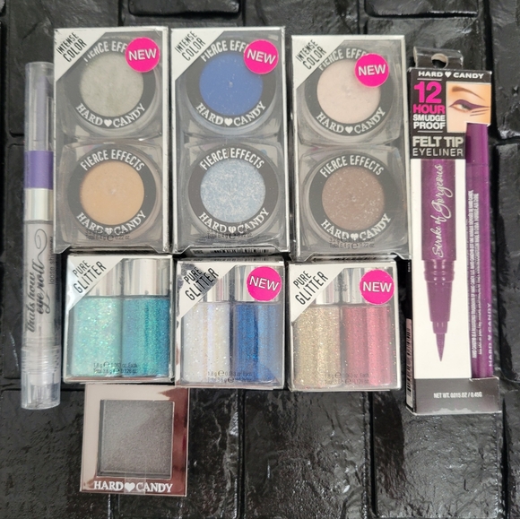 Hard Candy Fierce Effects Eyeshadow Set - Pink, Blue, Gray. 9 piece bundle! - Picture 3 of 8
